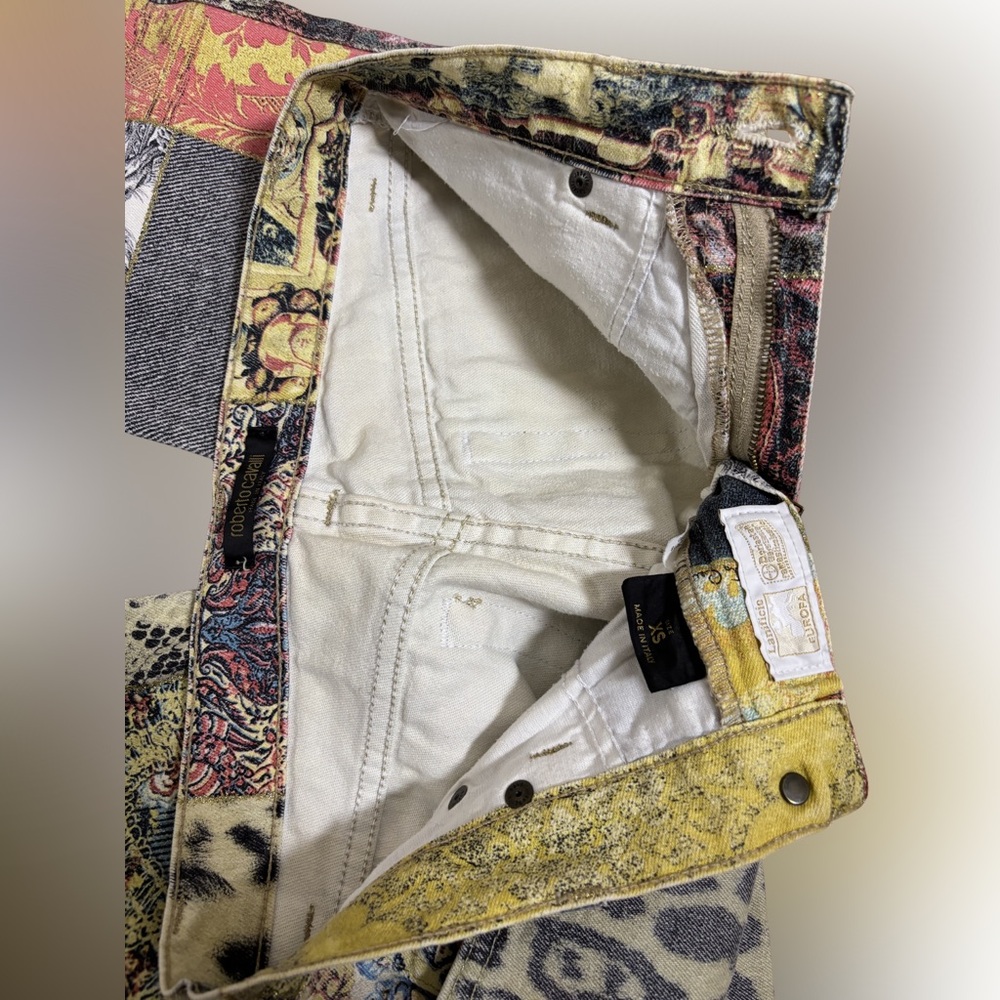 Roberto Cavalli Fw2002 Patchwork Jeans - image 4